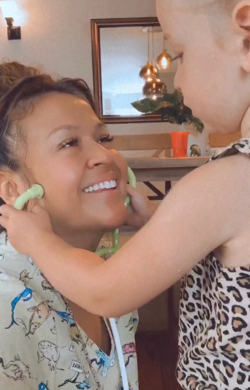 Jennifer with baby
